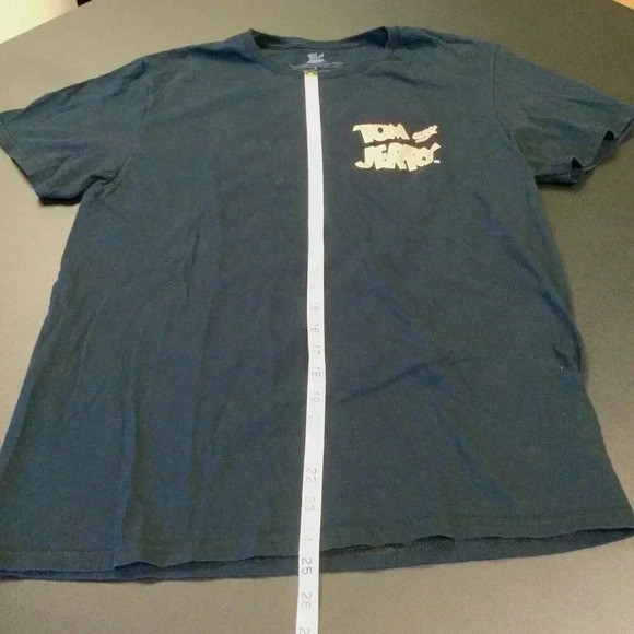 Tom And Jerry Mens Black Crew Neck Short Sleeve T-Shirt Size Large vintage - Picture 5 of 8